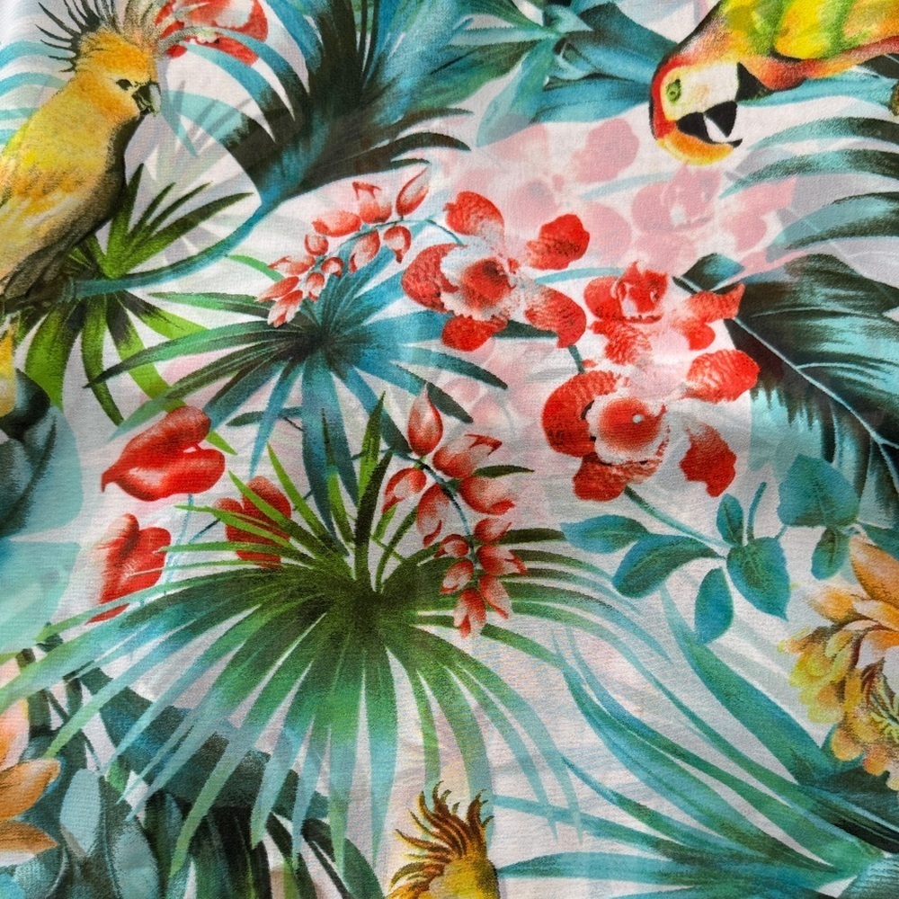 Show Me Your MuMu- Spike Tank Rum Diaries  Parrot Halter Cami - sz Small, - Picture 4 of 6